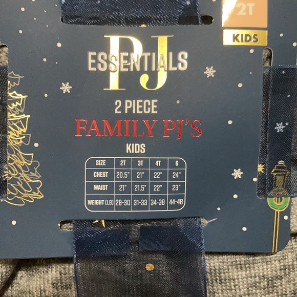 Toddler “Believe” Holiday Pajama 2 Piece Set Size 3T - Picture 8 of 8